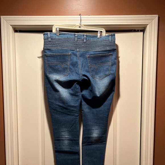 Men’s denim jeans Denim Gold 38 waist 30 length medium blue - Picture 4 of 7